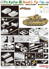 Dragon 6587 1/35 scale Pz.Kpfw.III Ausf.L TP Plastic model kit