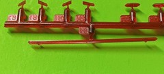 Taillights Tail Lamps Amber 1965 Plymouth Barracuda 1/25 AMT 1431 Craftsman Plus
