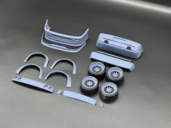 1:24 Ferrari F355 LB Widebody Kit with Wheels Transkit For 355 Fujimi & Diecast