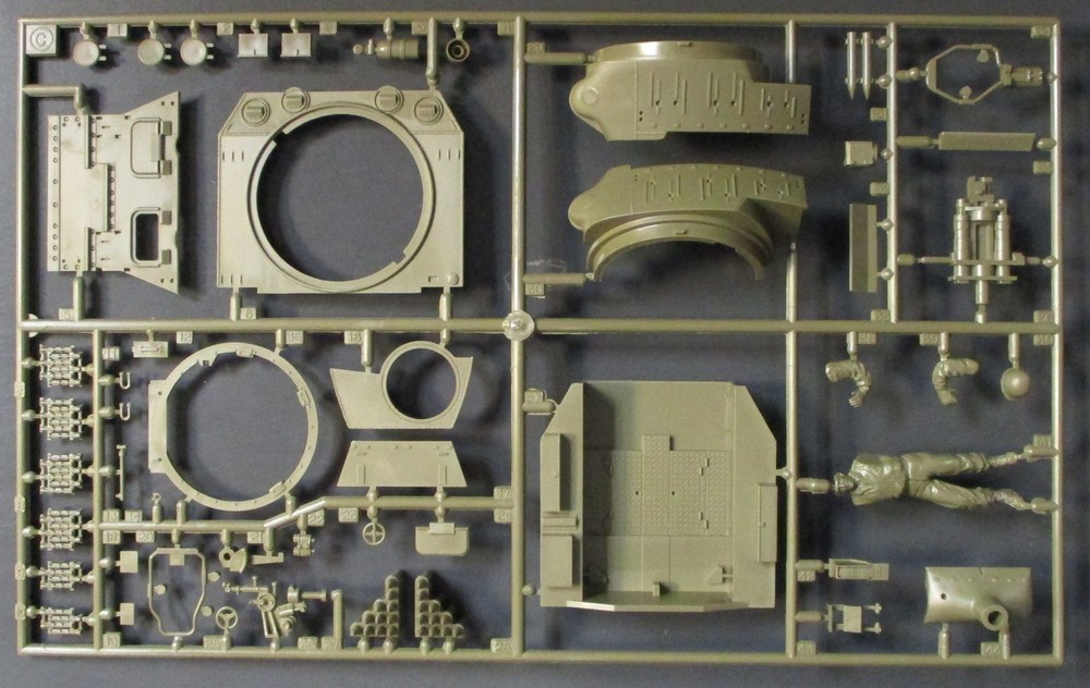 Tamiya 1/35th Scale US M8 Howitzer – Parts Tree C from Kit No. 35312