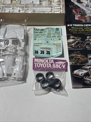 Vintage Tamiya Minolta Toyota 88C-V Race Car Model Kit 1/24 24079
