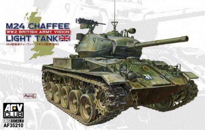 AFV Club AF35210 1/35 WWII British M24 CHAFFEE Light Tank Model Kit
