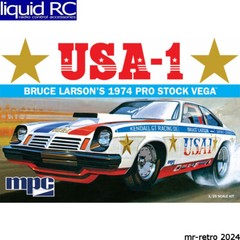 MPC 828 1/25 Bruce Larson USA-1 Pro Stock Vega Plastic Model Kit