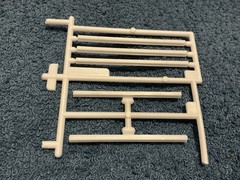 1:24 Scale Model Parts Ford F250 Super Duty F/R crossmembers Only