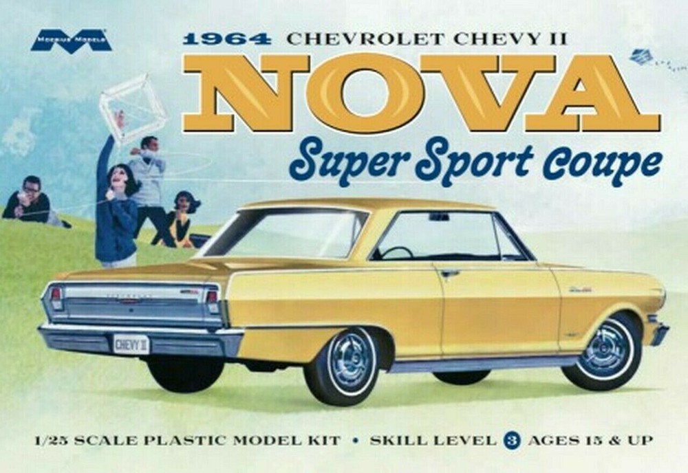 MOEBIUS 2320 1/25 1964 CHEVROLET CHEVY II NOVA SUPER SPORT COUPE – SEALED