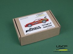 USCP 24T011 1/24 Toyota Supra F&F Transkit for Tamiya Resin kit