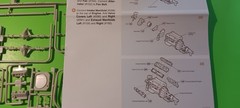 1970 Ford F350 Ramp Truck Moebius 1/25 390 Engine Frame Axle Rear End Suspension