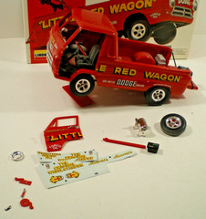 Built Model Kit LITTLE RED WAGON FOR PARTS OR RESTORATION L@@K!