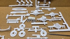 Ford LNT 8000 Snow Plow FRAME & REAR SUSPENSION 1:25 AMT NEW Model Kit PARTS