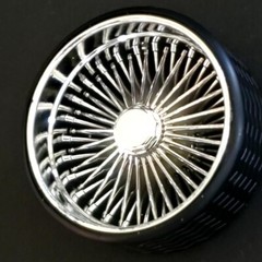 HOPPIN HYDROS 1/24-1/18 SUPER SPOKES OCTO Cap LOWRIDER Rim Tire Chrome OCTOS!