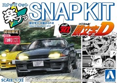 Aoshima 1/32 Scale Model The Snap Kit CM4 Initial D Nakazato’s Skyline GT-R R32