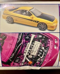 Rare Revell Acura Integra Type R 1/25 Scale Model Kit 85-2572 Hot Hatch – VHTF