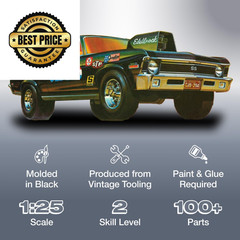 AMT 1972 Chevy Nova SS Old Pro 1:25 Scale Model Kit Scale, Vintage