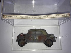 1/48 ? German Steyr Type 1500A Kommandeurwagen Model – 5-1/2” X 2” X 2-1/4” high