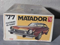 RARE Vintage 1/25 AMT ’77 AMC MATADOR T480 NEW OLD STOCK FACTORY SEALED 1970s