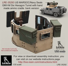Live Resin 1/35 LRE-35293 US MARSOC/Navy Seals GMV-M Six Grain Turret (3)