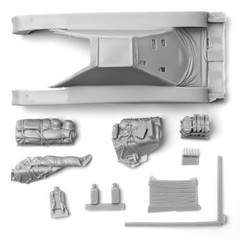 SOL Model 1/35 WWII German Camouflaged Kubelwagen in North Africa