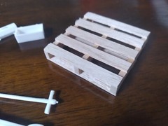 Floor Jack, Tool Box, & Pallet- MPC 1/25 – Project, Parts, Garage, Shop, Diorama