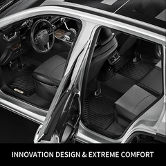 Floor Mats Fit for Honda Civic Coupe/Sedan/Type R 2016-2021, 2017-2021 Honda Civ