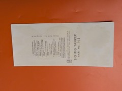 IMC Big Rig Tanker Trailer 703 Model Car Decal Sheet NOS 1/25 Scale