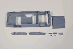 ABS-LIKE RESIN 3D PRINTED 1/25 1973 PONTIAC GTO BODY AND RELATED PARTS