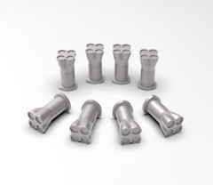 1:25 Set of eight Header collectors. 8pk