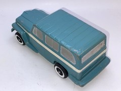 1959 Willys Jeep 2-door Station Wagon Promo 1/22 AUTHENTICAST Cerulean Blue VF++