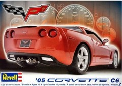 Revell 1/25 05 Corvette C6 85-2840 Parts Kit Bash Instructions Directions