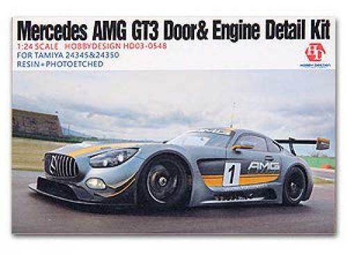HD 1/24 Mercedes Benz AMG GT3 Door & Engine Detail Upset for Tamiya from Jp 5369