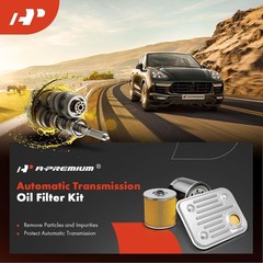 A-Premium Automatic Transmission Fluid Filter with Pan Gasket & Cooler O-Ring, C