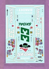 1/24 POWERSLIDE 1987 #33 HARRY GANT SKOAL BANDIT MONTE CARLO NASCAR DECAL