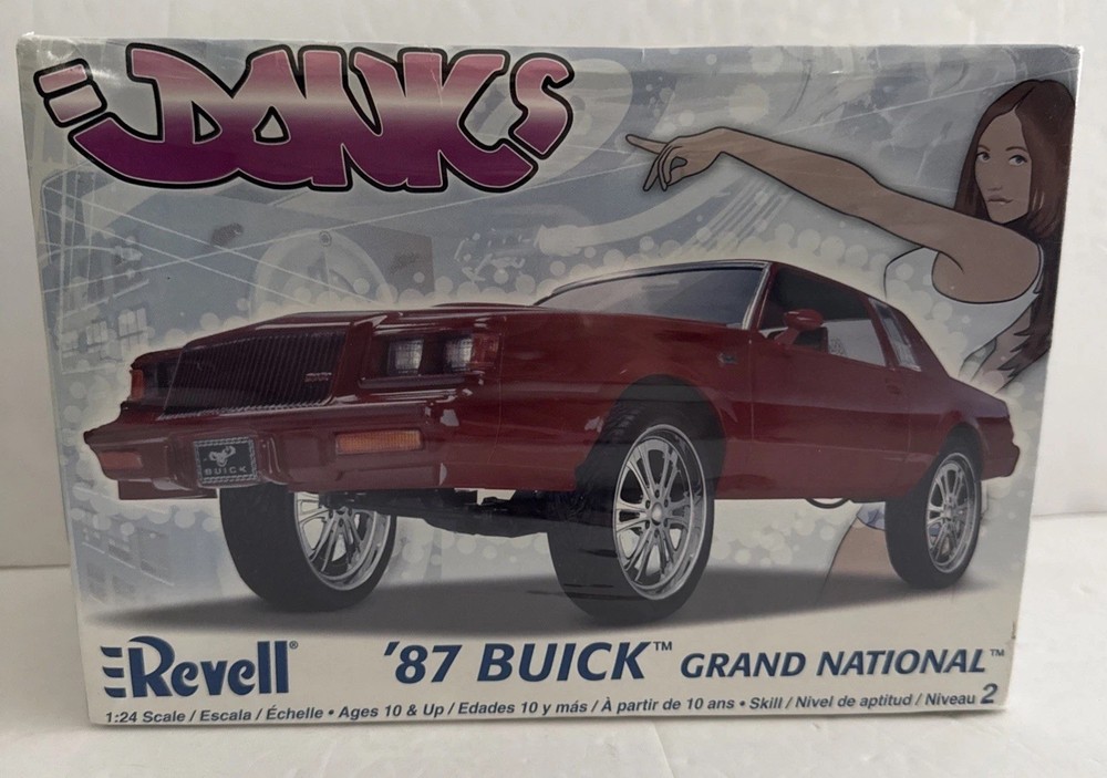 M6C sealed REVELL 1987 BUICK GRAND NATIONAL DONKS 1:24 MODEL KIT 85-2054