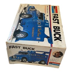 1995 Tom Daniel’s Fast Buck 1/24 Armored Truck Monogram #7533 Model Kit – Open