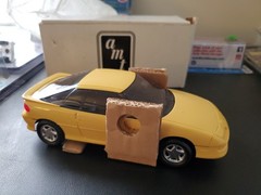 ERTL AMT 1991 CHEVROLET GEO STORM GSI Dealer Promo Model 1:25 YELLOW # 6083