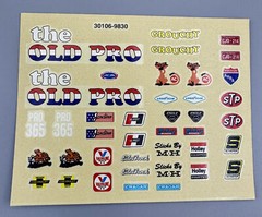 AMT ERTL #30106 DECALS CHEVROLET CHEVY NOVA SS PRO STOCKER HOT ROD CAR MODEL D81