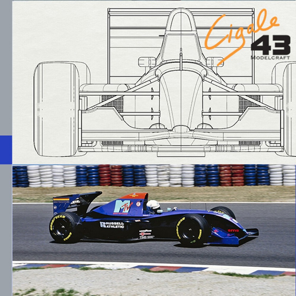 NEW SIMTEK S941 1994 KIT 1/43rd Scale Cigale43 w/Tameo Kits CFK001 MTV Brabham