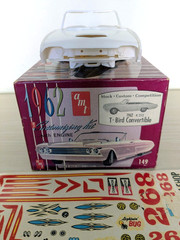 L@@K! *RARE ORIGINAL VINTAGE AMT 1962 THUNDERBIRD CV KIT **COMPLETE *SUPER NICE!