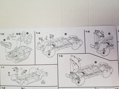 2021 Dodge Charger Hellcat STEERING RACK & SWAY BAR from 1:25 AMT Model Kit