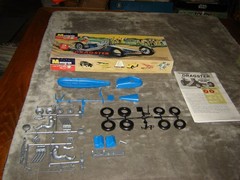 Monogram 0789 Slingshot Dragster Box Opened Kit Mint in Box 1/25 Scale 1996 Kit