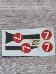 Vintage Lot of Original Model Kit Stickers Decals Water Transfers 1960s