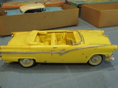 Vtg REVELL/AMT 3 1956 Model Car Ford Buick Cadillac BUILT/ JUNK YARD PARTS Lot V