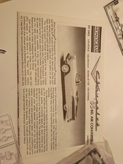 1995 Monogram ’55 Chevrolet Bel Air Convertible Model Car Kit. NOS, Opened Box.