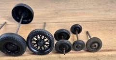 Vintage Antqiue Lot Of Toy Wheels 16 Pcs Various Sizes