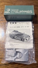 FDS Alfa Romeo 33 TT3 LM 1972 Le Mans 1:43 White Metal Model Kit N.57 Italy #20