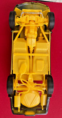 MPC Spoiler Vette Vintage 1979 1:25 Model Kit Corvette partially assembled