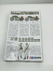 Tamiya Zundapp KS750 BMW R75 German Motorcycle 1/35 Model Kit Factory Sealed
