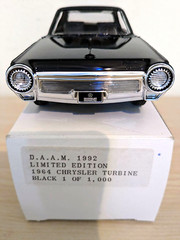 *RARE! “DAAM 1992 LIMITED EDITION” 1964 CHRYSLER TURBINE CAR PROMO *GORGEOUS!