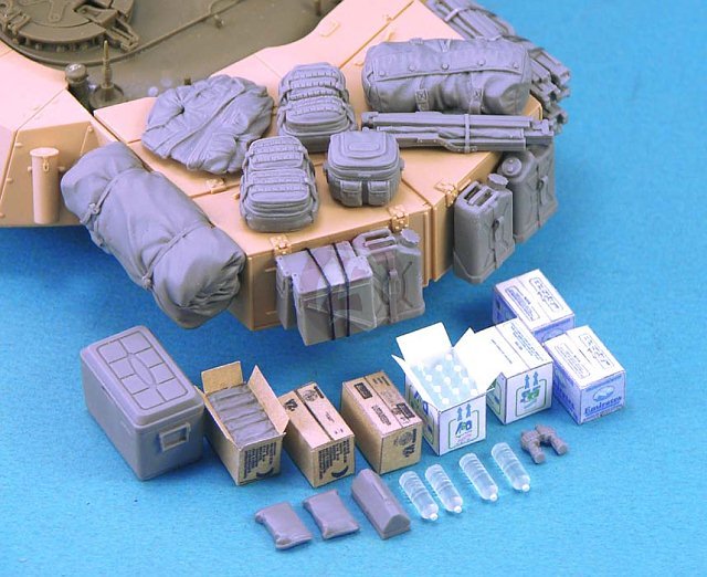 Legend 1/35 Canadian Leopard C2 & C2 MEXAS Tank Stowage & Accessories Set LF1284