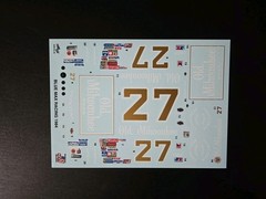 1984 Tim Richmond #27 Old Milwaukee Pontiac 1:24 Car Decal – Waterslide Decals