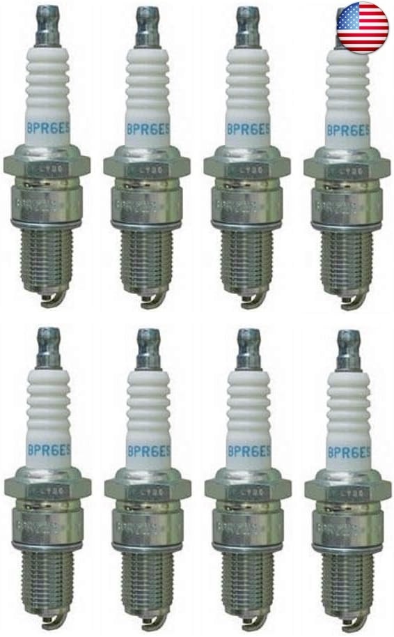 NGK (7131) BPR6ES Standard Spark Plug (8 Pack)
